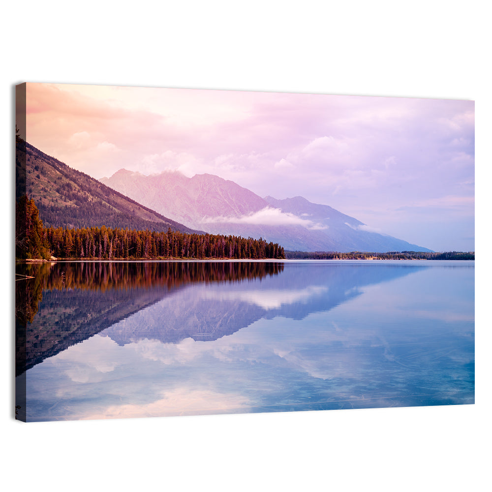 Leigh Lake In Wyoming Wall Art