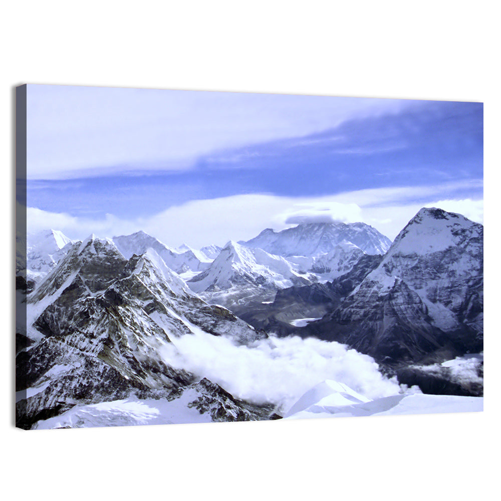 Himalayan Glacier Peaks Wall Art, canvas print, landscape