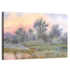 Morning Mist Over Meadow Wall Art