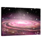 Spiral Galaxy in Deep Space Wall Art