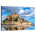 Mont Saint-michel Reflection Wall Art