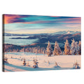 Snowy Alpine Sunset Wall Art