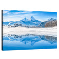 Watzmann Winter Reflection Wall Art