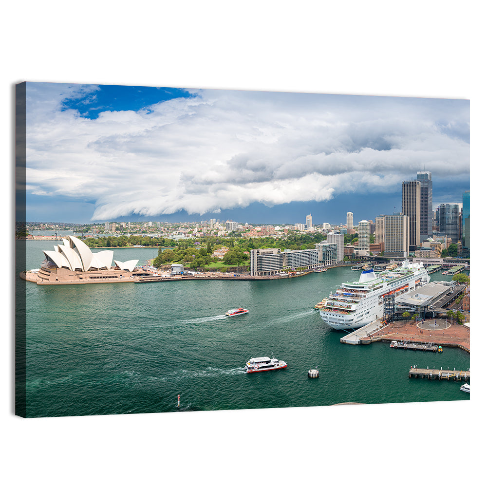 Sydney Harbour Vista Wall Art, canvas print, landscape