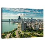 Chicago Lakefront Skyline Wall Art