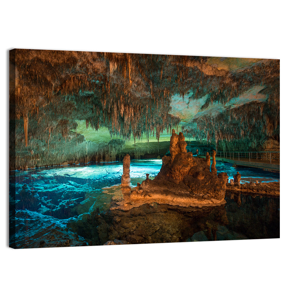 Dragon Caves Blue Lake, Majorca Wall Art
