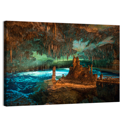 Dragon Caves Lake On Majorca Wall Art