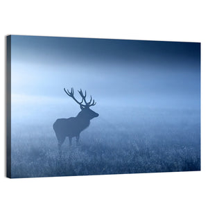 Red Deer Stag Silhouette Wall Art