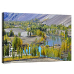 Autumn Valley, Northern Pakistan Wall Art