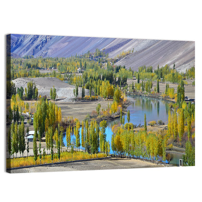 Autumn Valley, Northern Pakistan Wall Art
