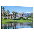 Palm Desert Golf Course with Lake Wall Art