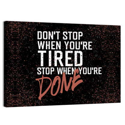 Distressed Motivational Quote Wall Art