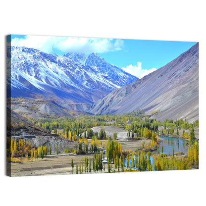 Northern Pakistan Autumn Valley Wall Art