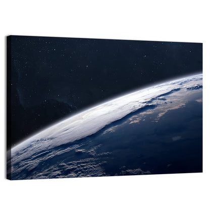 Planet Earth From Space Wall Art