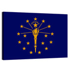 Indiana State Flag Graphic Wall Art