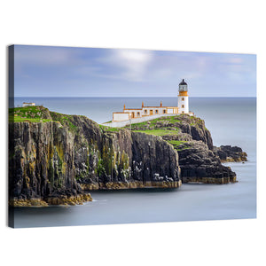 Lighthouse On Neist Point Cliffs Wall Art