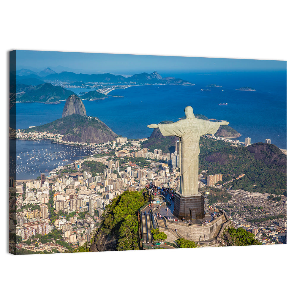 Botafogo Bay with Sugarloaf Mountain Wall Art