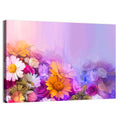 Spring Blooms with Gradient Wash Wall Art