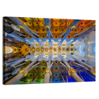 Sagrada Familia Interior Ceiling Wall Art