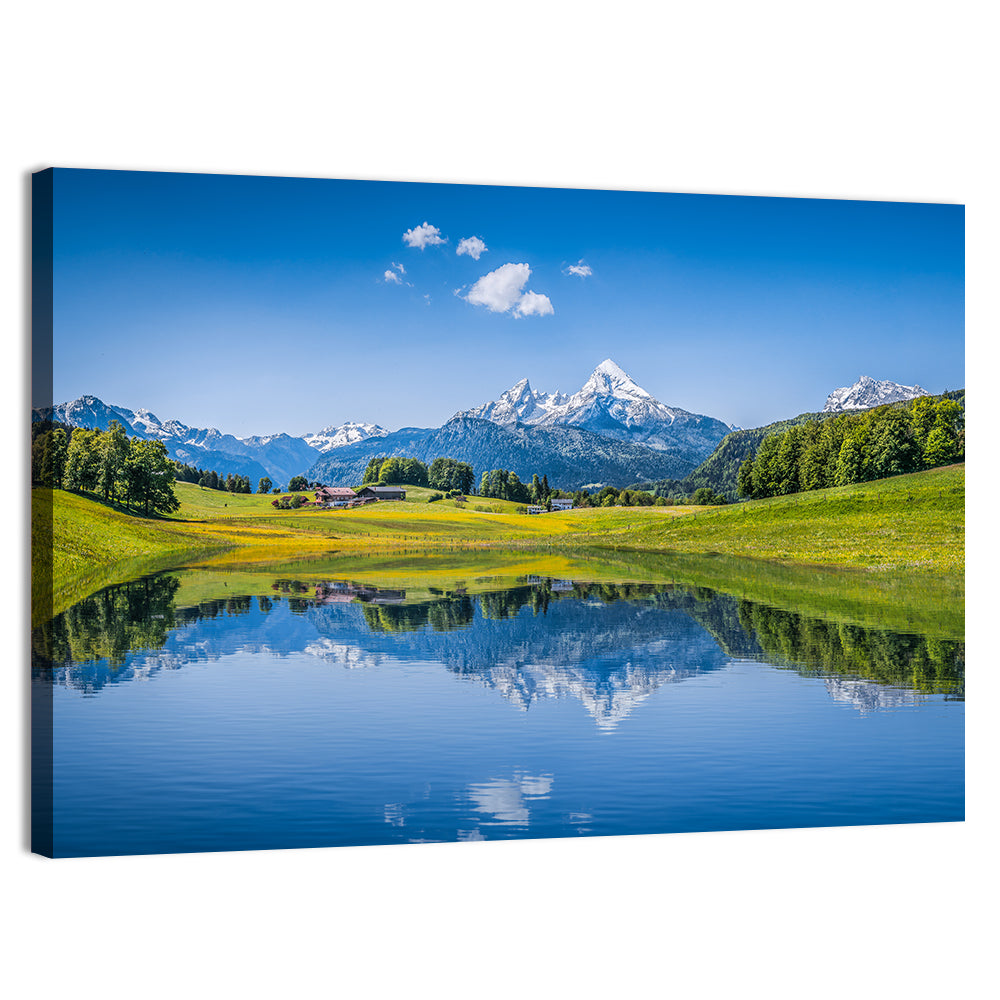 Watzmann Summer Reflection Wall Art