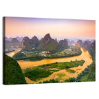 Xingping Karst Mountains Wall Art