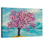 Sakura Island with Pink Blossoms Wall Art