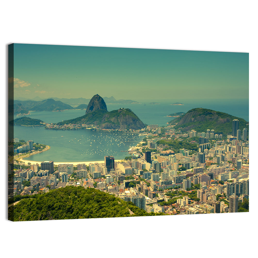 Sugarloaf Mountain Over Guanabara Bay Wall Art