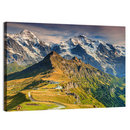 Stunning Mountain In Grindelwald Wall Art