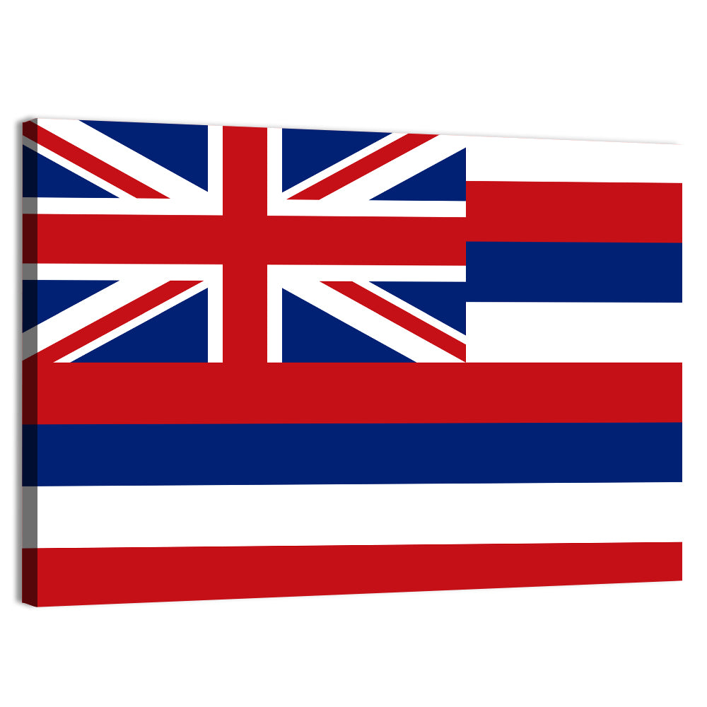 Flag of Hawaii Wall Art, canvas print, landscape