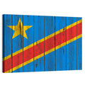Democratic Republic of the Congo Flag Wall Art