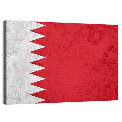 Flag Of Bahrain Wall Art