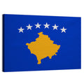 Kosovo National Flag Wall Art