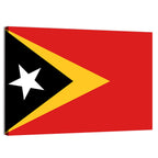 Timor-leste National Flag Wall Art