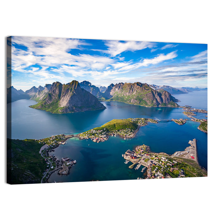 Reine Harbor, Lofoten Islands Wall Art as a canvas print