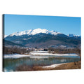 Lake Plastira Winter Landscape Wall Art