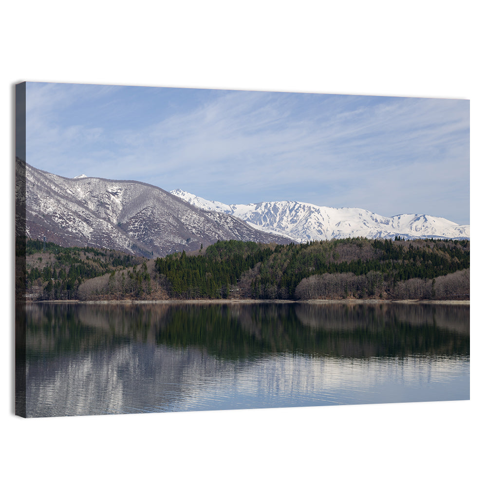 Lake Aoki Mountain Reflection Wall Art
