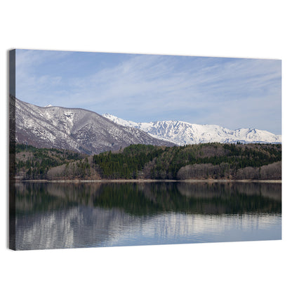Lake Aoki Mountain Reflection Wall Art