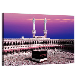 Holy Kaaba During Twilight Wall Art