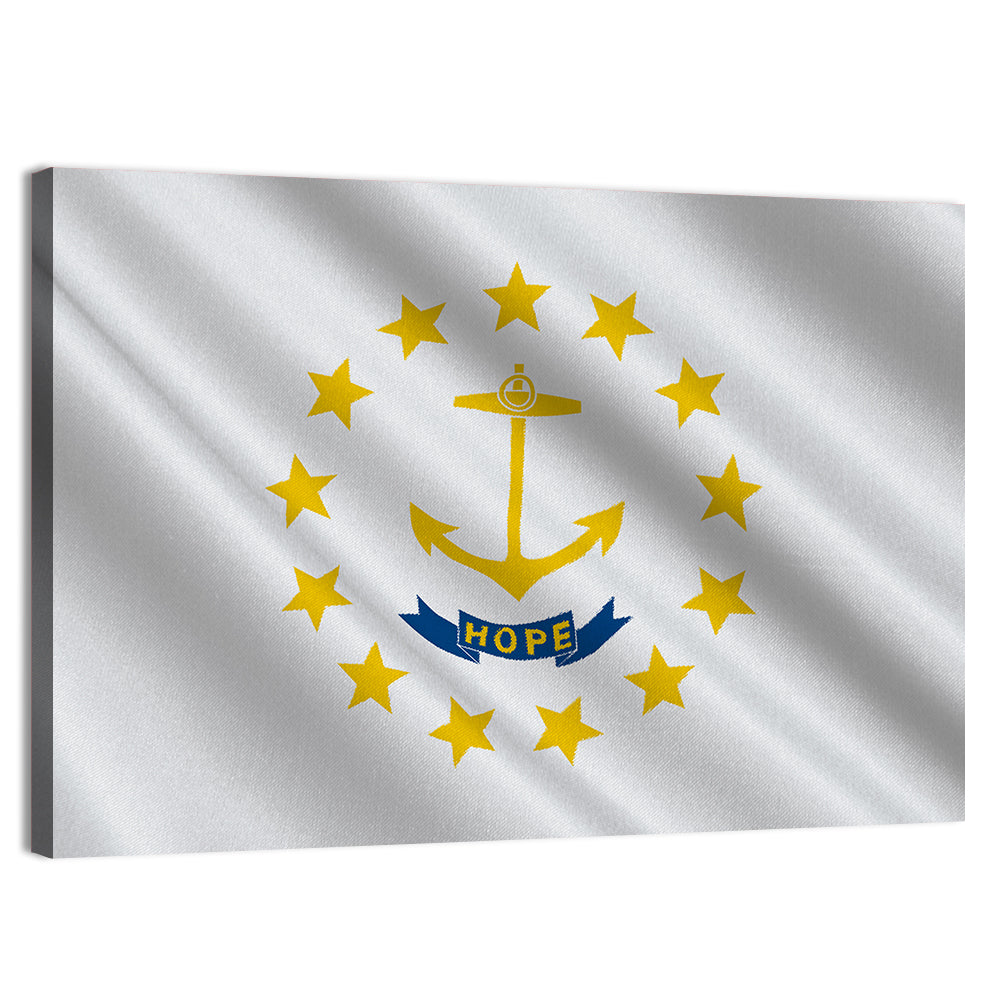 Rhode Island State Flag Wall Art