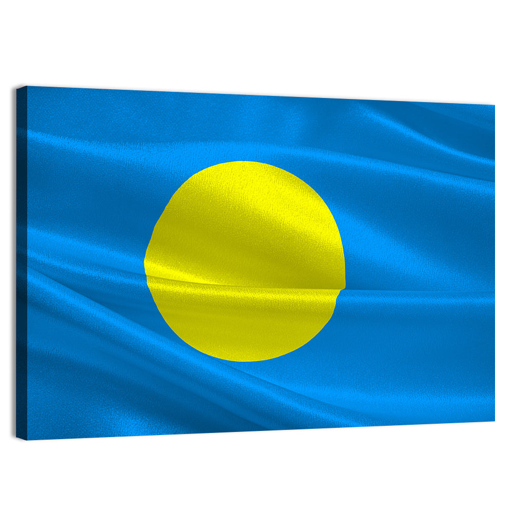 Flag of Palau Wall Art