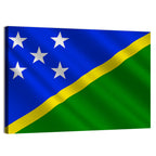 Solomon Islands Flag Wall Art