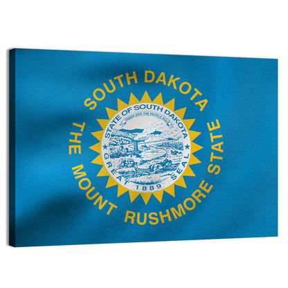 South Dakota State Flag Wall Art