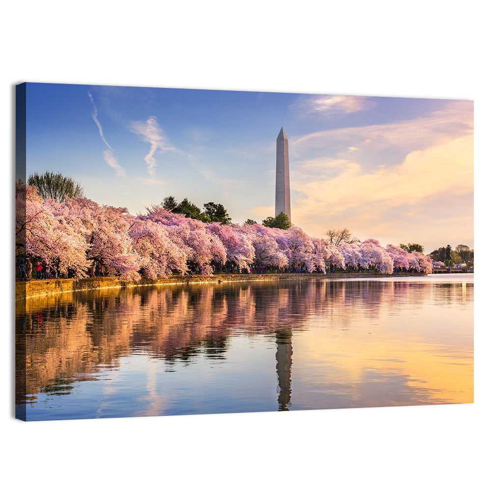 Washington Monument at Tidal Basin Wall Art