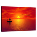 Coconut Island Sunset Wall Art