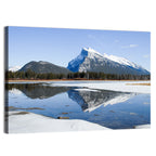 Mount Rundle Reflection at Vermilion Lakes Wall Art