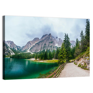 Lake Between Mountains In Austria Wall Art