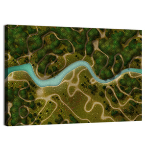 Hiking Trail Aerial Wall Art