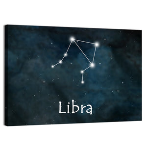 Libra Horoscope Constellation Wall Art