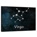 Virgo Constellation Diagram Wall Art