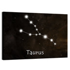 Taurus Constellation Chart Wall Art